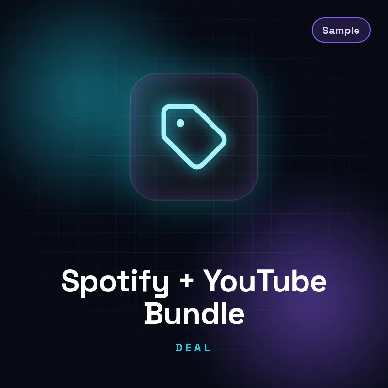 Spotify and YouTube Premium Bundle